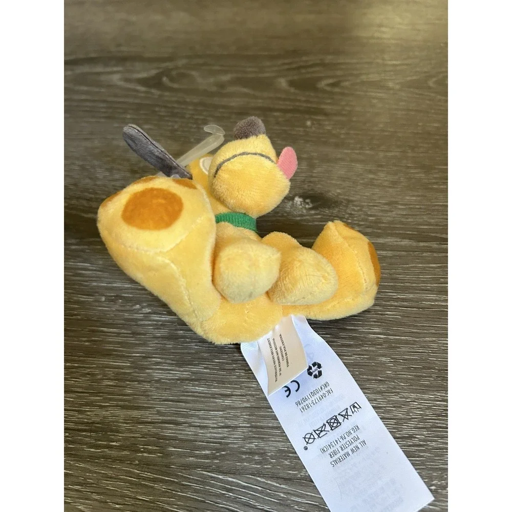 Disney Store Tiny Big Feet Pluto Plush Micro Stuffy Toy